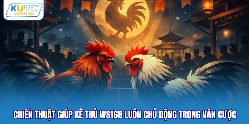 Chiến thuật giúp kê thủ WS168 luôn chủ động trong ván cược