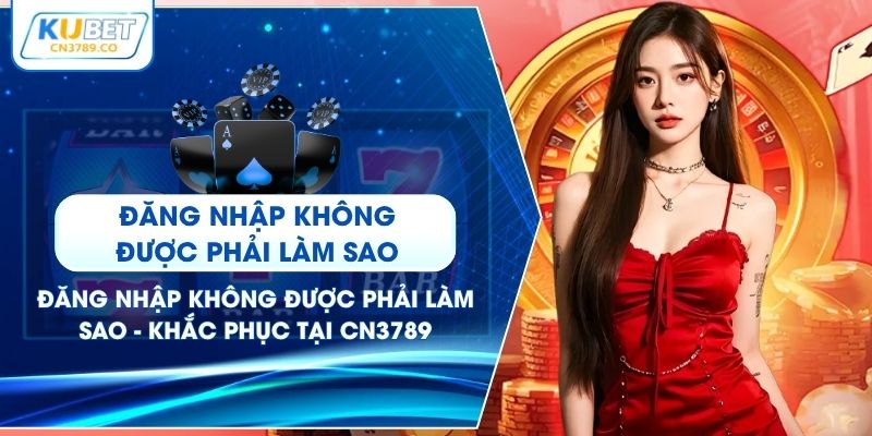 Đăng Nhập Không Được Phải Làm Sao - Khắc Phục Tại CN3789